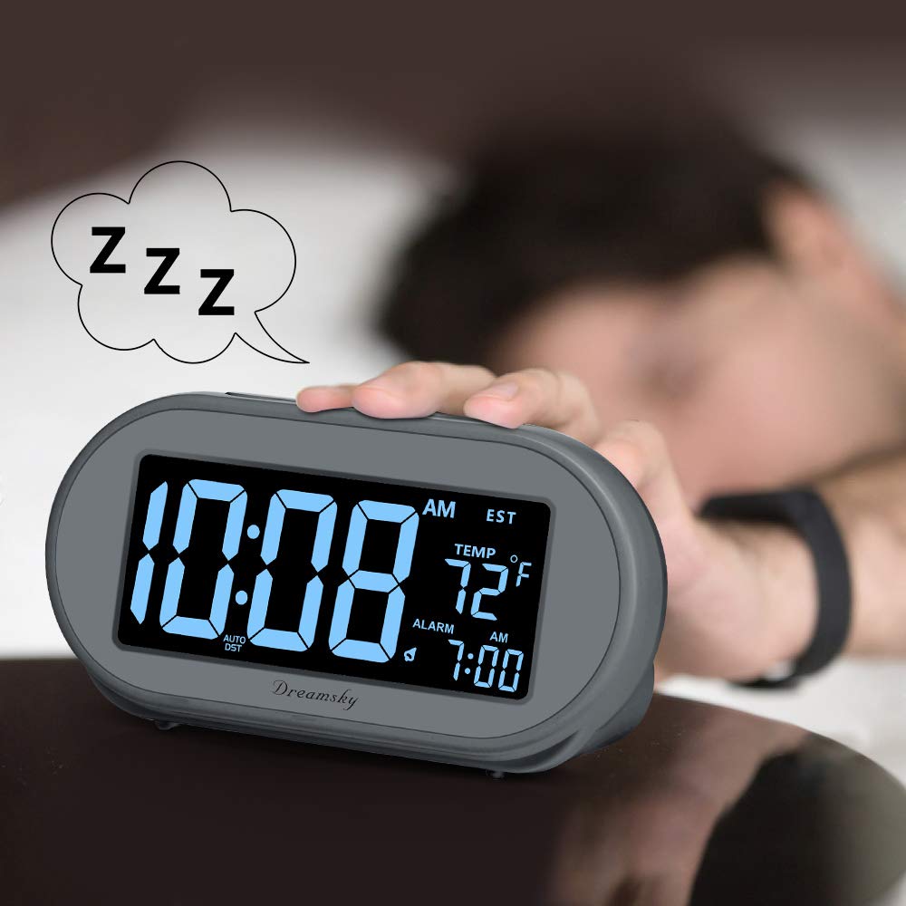 HeimVision デジタル目覚まし時計 Amazon.co.jp: DreamSky 目覚まし時計 寝室用 自動セット デジタル